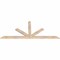 Ekena Millwork Saratoga Smooth Timber Gable Bracket, Douglas Fir, 72"W x 30"H x 1 1/2"D x 3 1/2"F, 10/12 Pitch GBW072X30X0204SAR00SDF - alternate 3